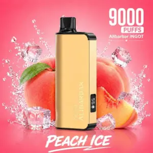 ALIBARBAR INGOT 9000 PUFFS - Peach Ice